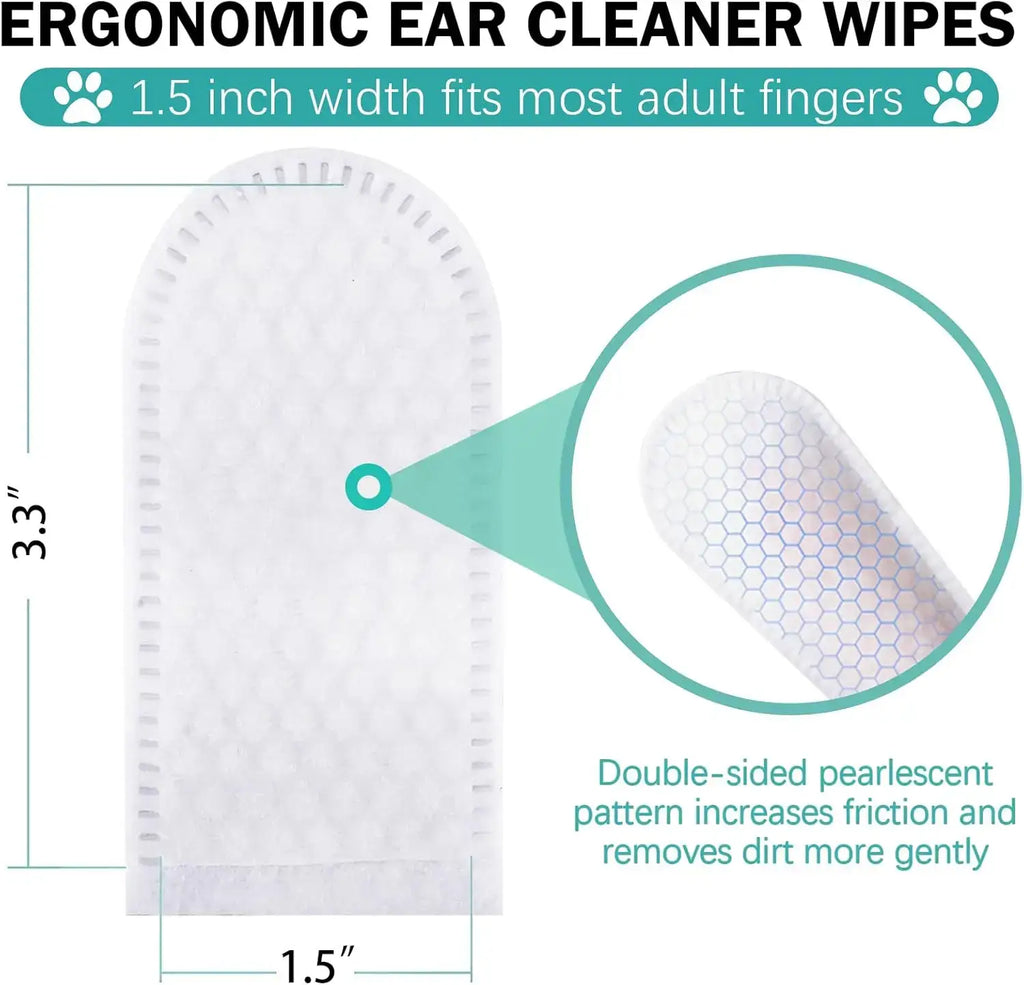 Lingettes douces pour les oreilles des animaux
