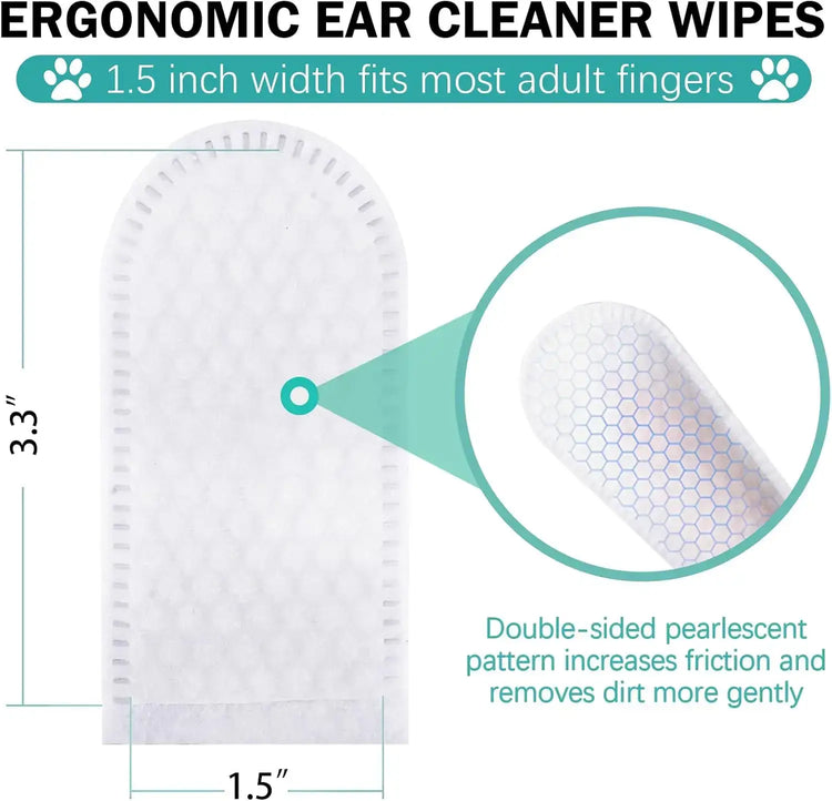 Lingettes douces pour les oreilles des animaux