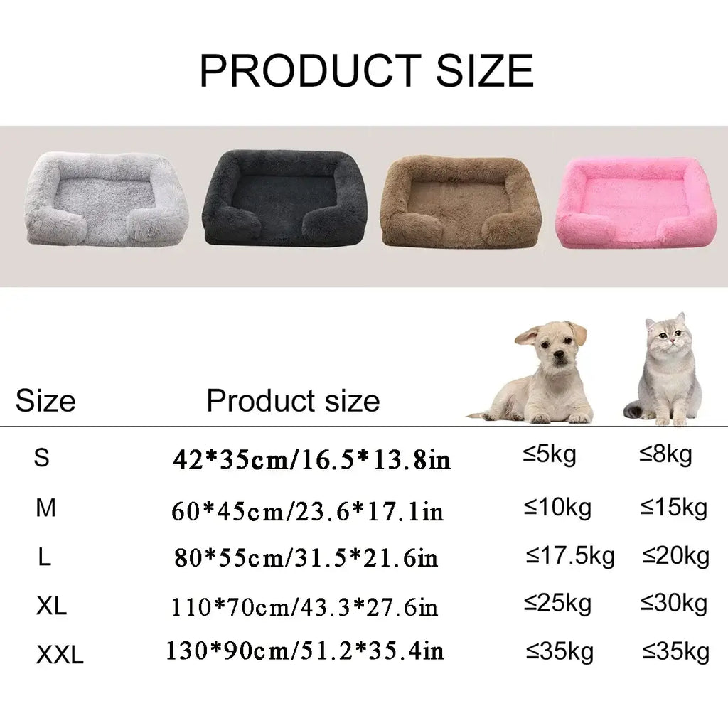 Lit chien carré confortable – Premium PawFrance