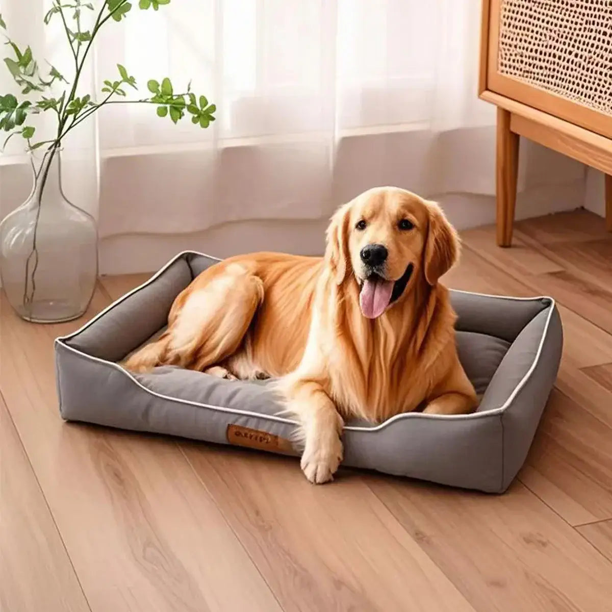 Lit pour chien carré quatre saisons