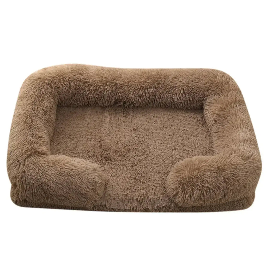 Lit carré pour chien - Khaki / L 80X55CM