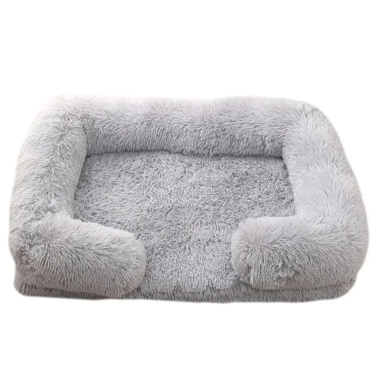 Lit carré pour chien - Light Grey / XL 110X70CM