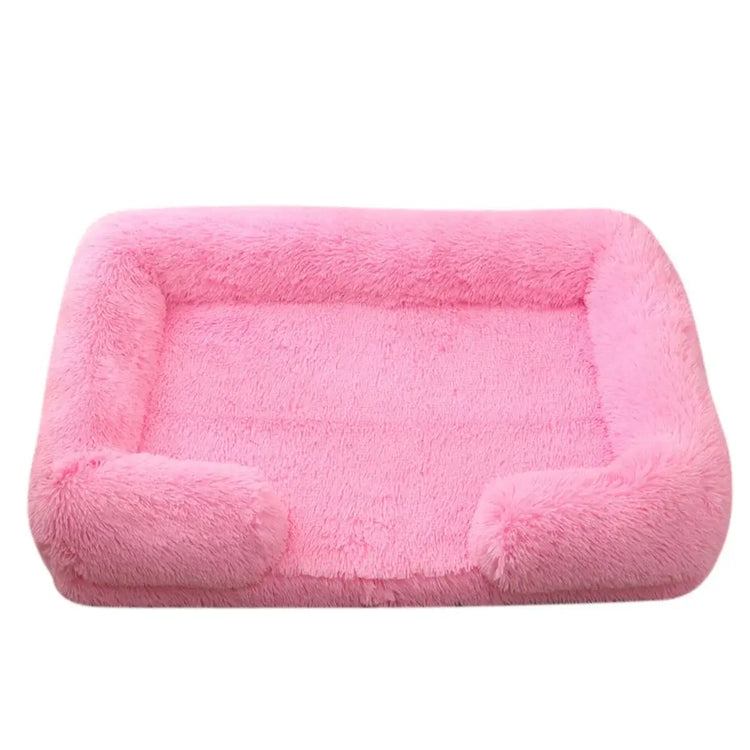 Lit carré pour chien - Pink / L 80X55CM
