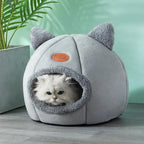 Lit chat hiver confortable pour nuits froides, douillet et chaud 