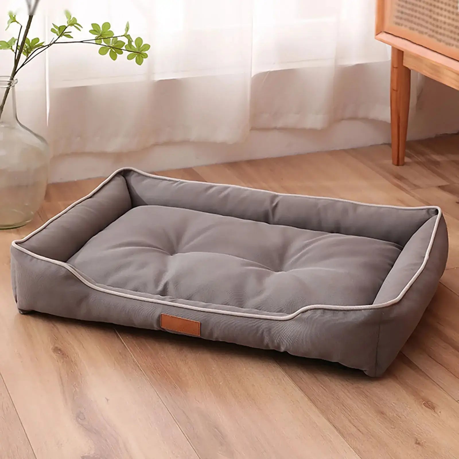 Lit Chien Imperméable Oxford | Confort Durable PawFrance