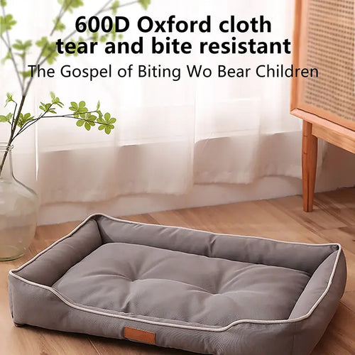 Lit Chien Imperméable Oxford | Confort Durable PawFrance