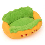 Lit chaud pour chien Benepaw - Hot dog / M - 59x50x23cm