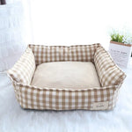 Lit chien chat confortable - Apricot / M 60X50X20CM
