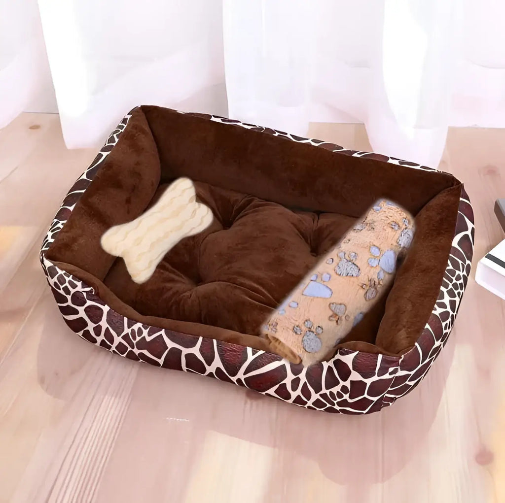 Lit chien grande taille confortable - 3in1 11 / 76x56 cm