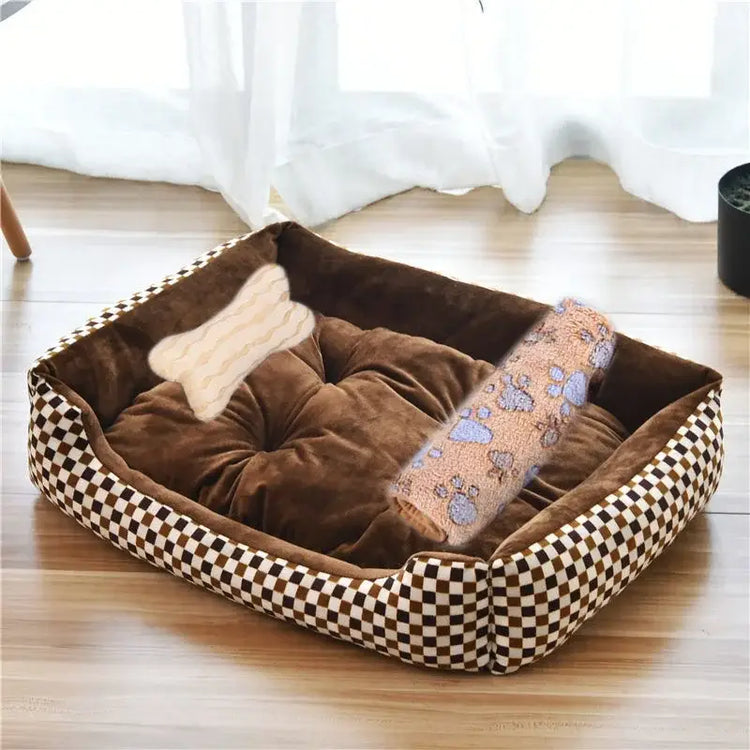 Lit chien grande taille confortable - 3in1 12 / 48x36 cm
