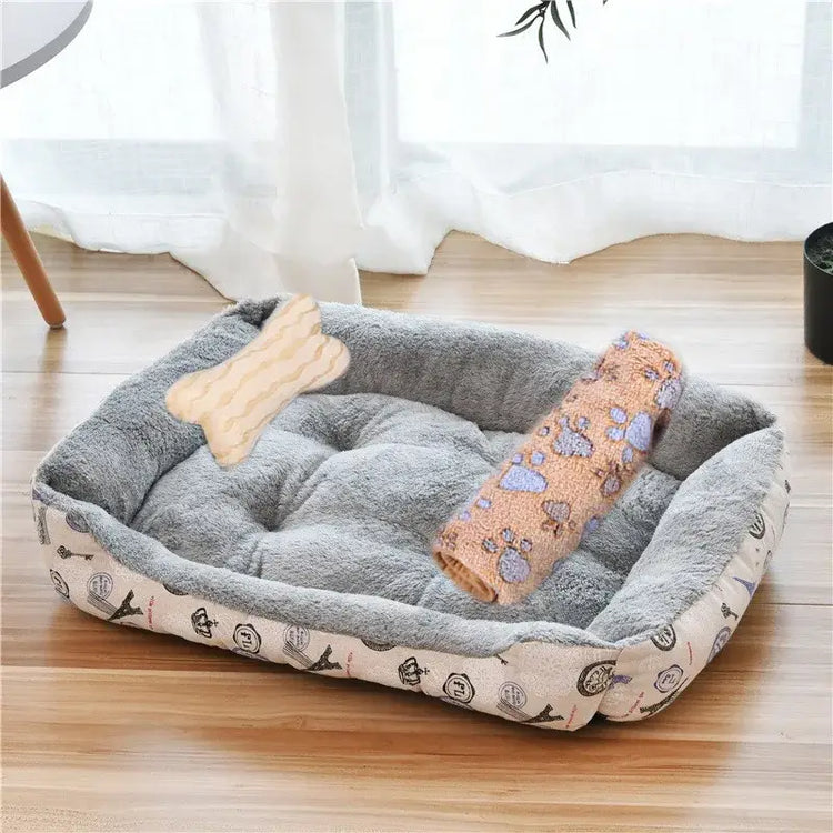 Lit chien grande taille confortable - 3in1 13 / 76x56 cm