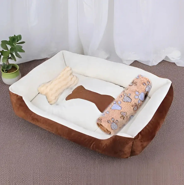 Lit chien grande taille confortable - 3in1 3 / 76x56 cm
