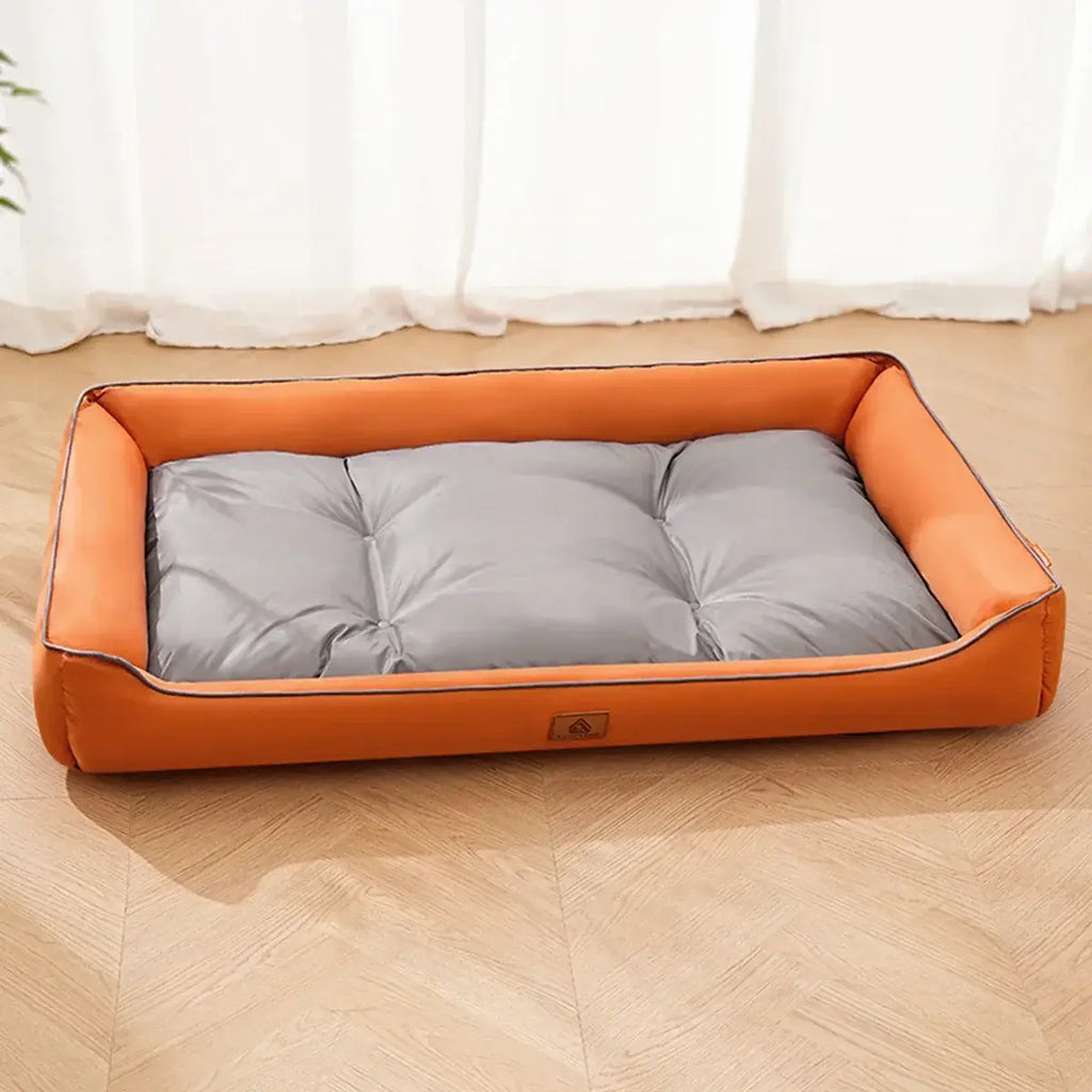 Lit Chien Imperméable Oxford - Orange / 49x37x9cm