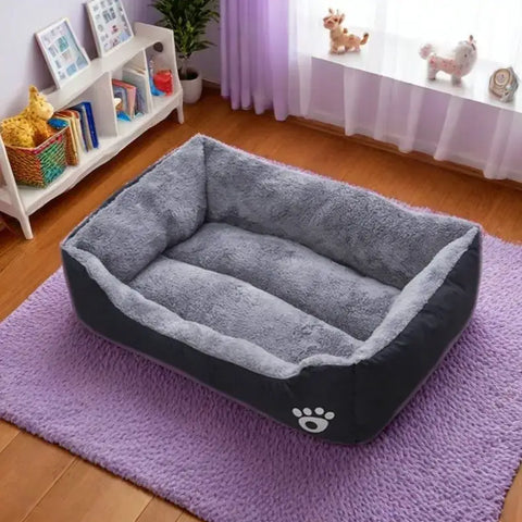 Lit chien peluche antidérapant – confort premium