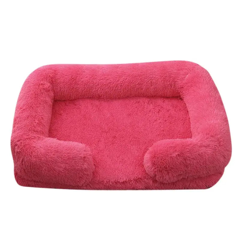 Lit de chien doux et confortable | Lit Peluche PawFrance