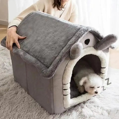 Lit Chien Maison Confort | PawFrance Premium