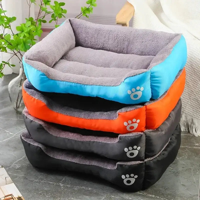 Lit chat peluche hiver chaud – PawFrance premium