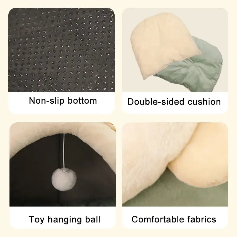 Lit Douillet Chat Profond | Confort Anti-Stress PawFrance
