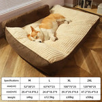 Lit douillet pour animaux de compagnie - Coffee / L 63x47x23cm