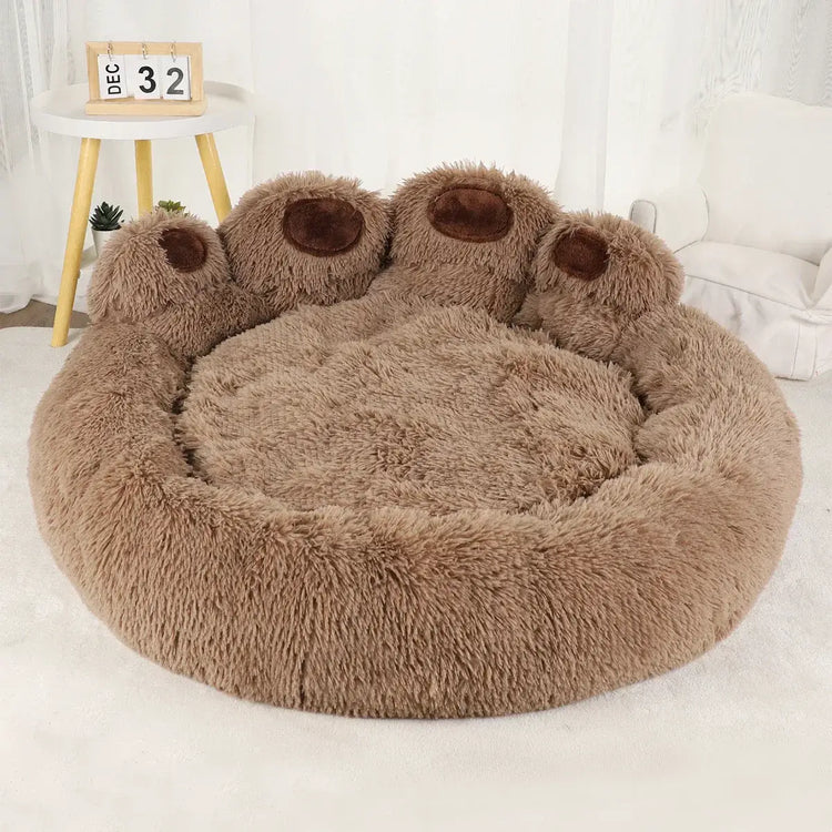 Lit moelleux pour chien - Coffee / XL 90cm