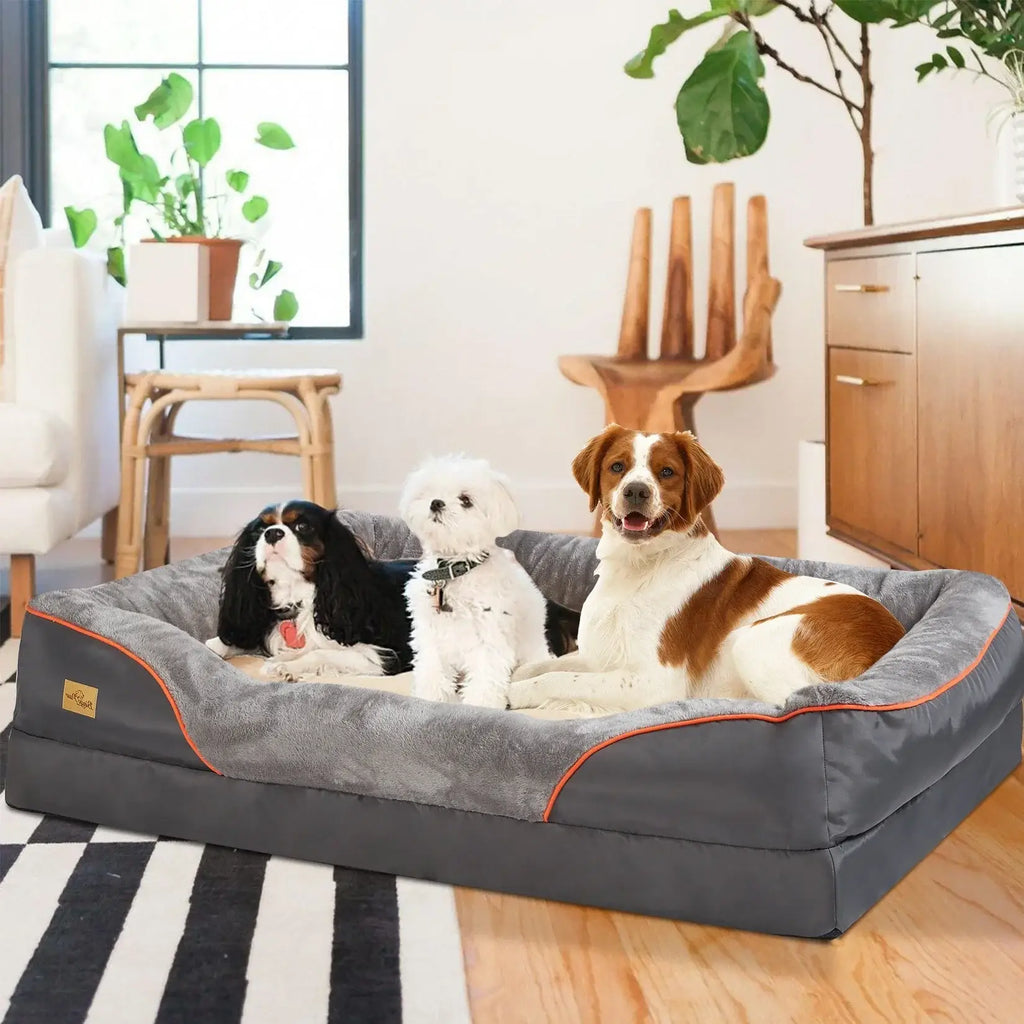 Lit orthopédique en mousse pour chien - Dark Grey / XXXL / UNITED KINGDOM