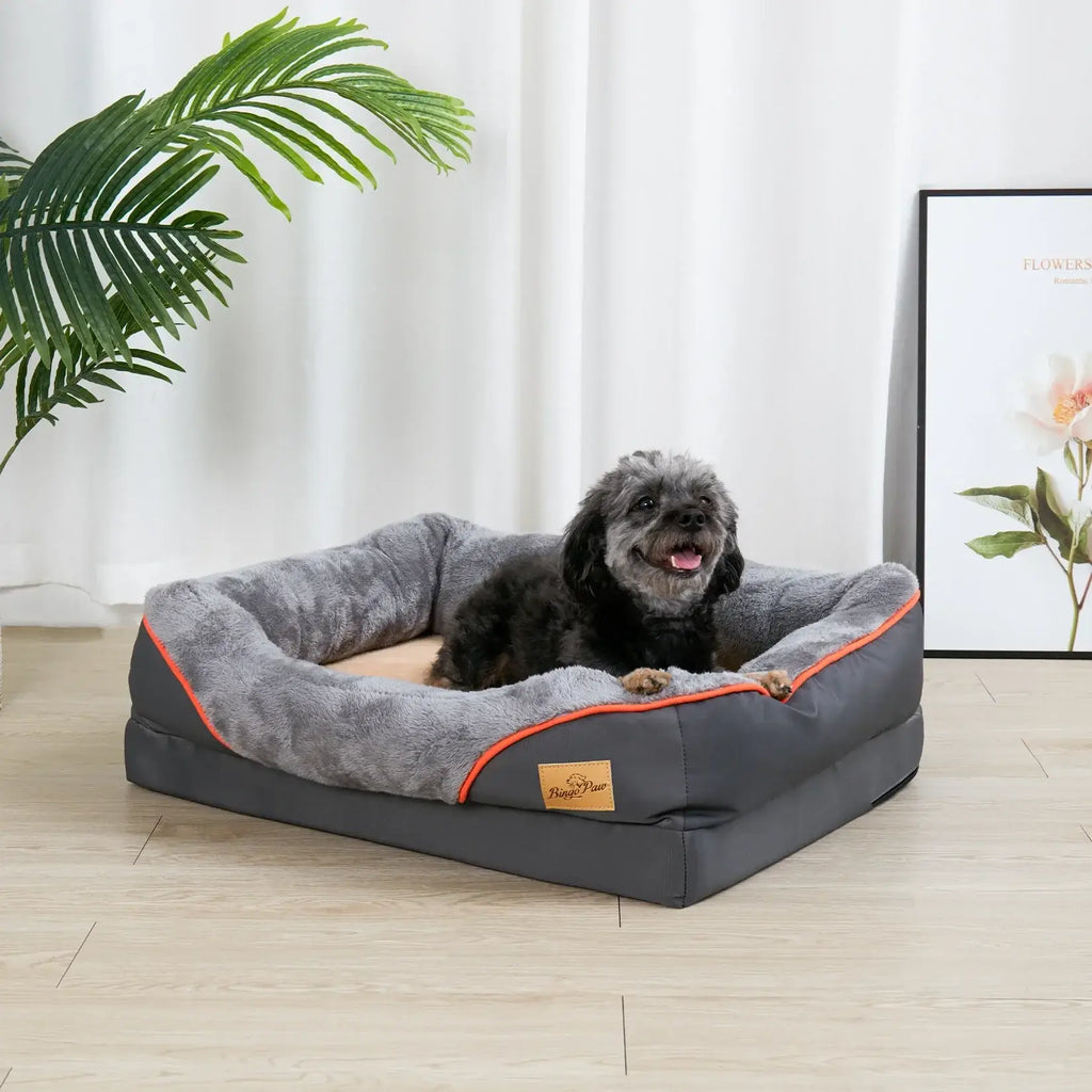 Lit orthopédique en mousse pour chien