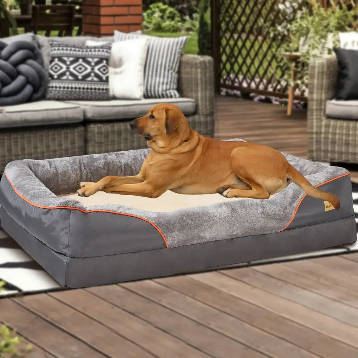 Lit orthopédique en mousse pour chien