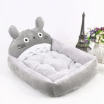 Lit pour chien hiver moelleux - Gray Totoro / M-below 6.0kg / China Mainland