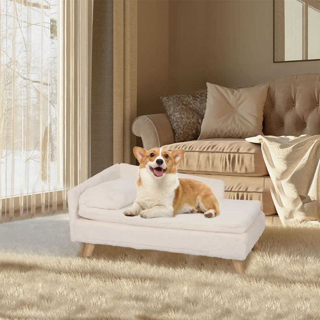 Lit Surélevé pour Chien en Bois | PawFrance