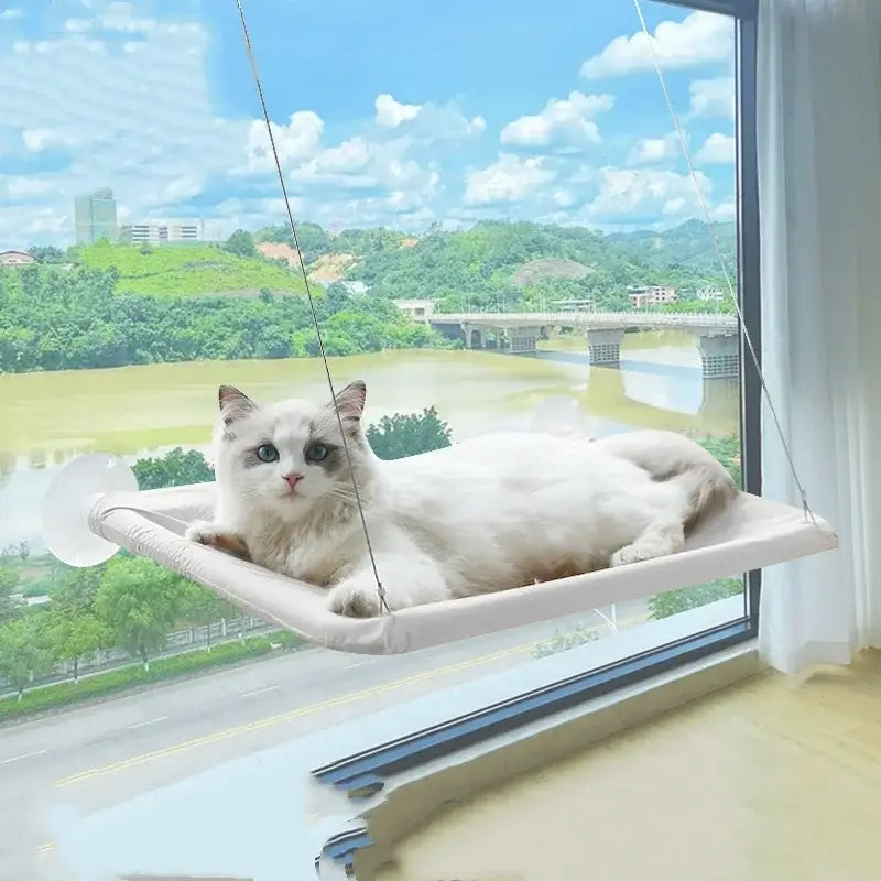 Lit suspendu en forme de hamac pour chat - WHITE / China Mainland