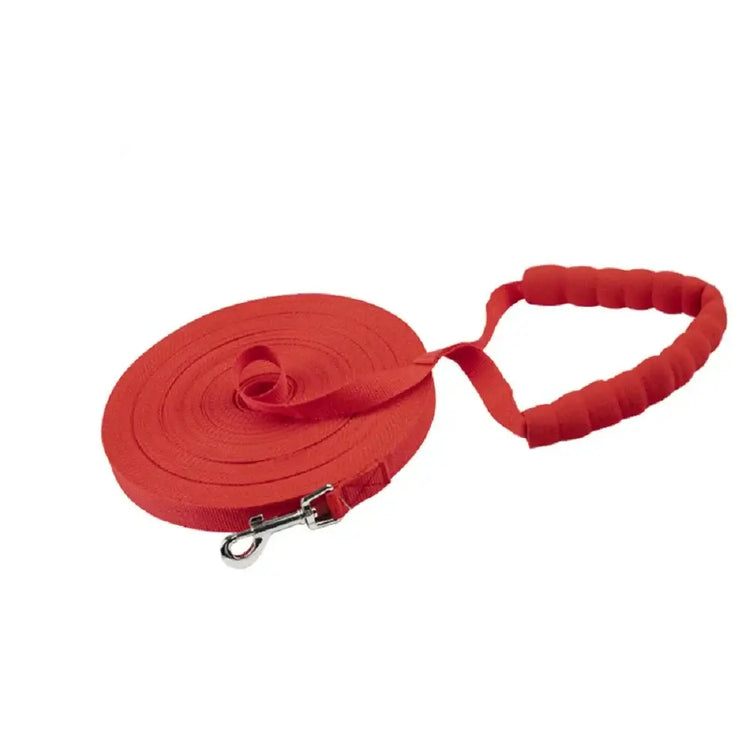 Longue laisse en nylon - Red / 6M
