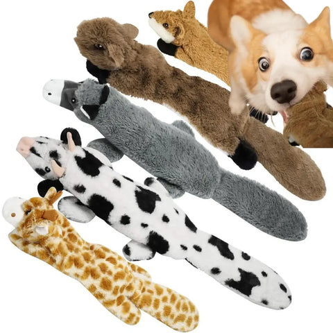 Lot de 5 jouets couineurs pour chiens résistants