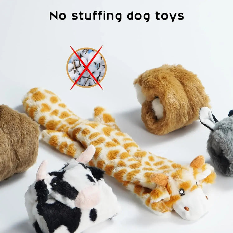 Lot de 5 jouets couineurs pour chiens résistants