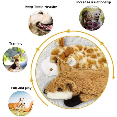 Lot de 5 jouets couineurs pour chiens résistants