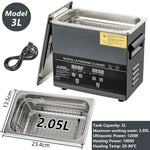 Machine de nettoyage ultrasonique numérique - 3L-120W-220V / EU / france
