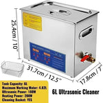 Machine de nettoyage ultrasonique portable - 6L-180W / CZECH REPUBLIC