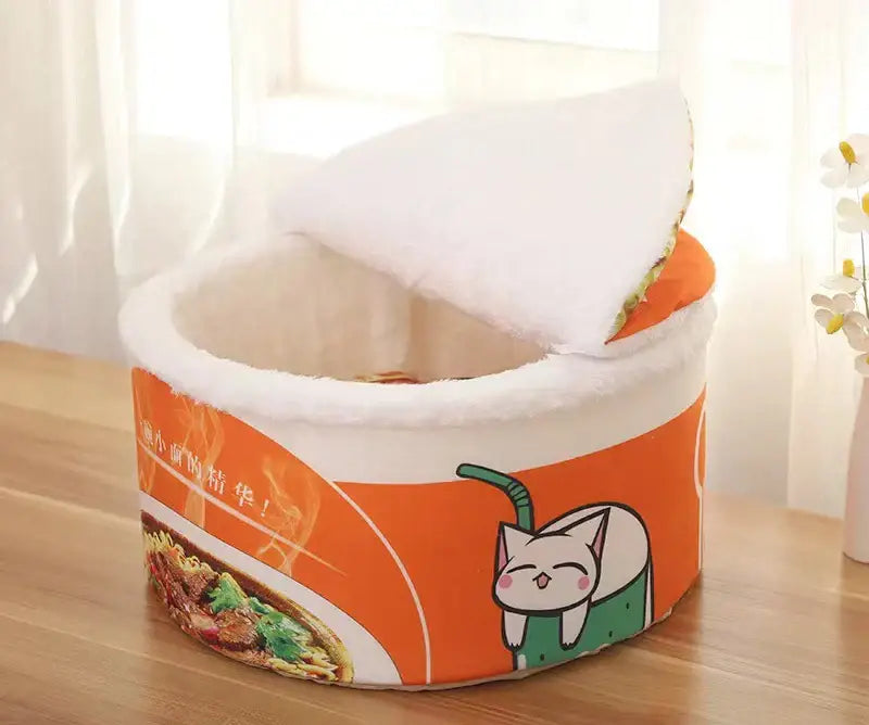 Maison confortable pour chat douce et douillette