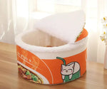 Maison confortable pour chat douce et douillette