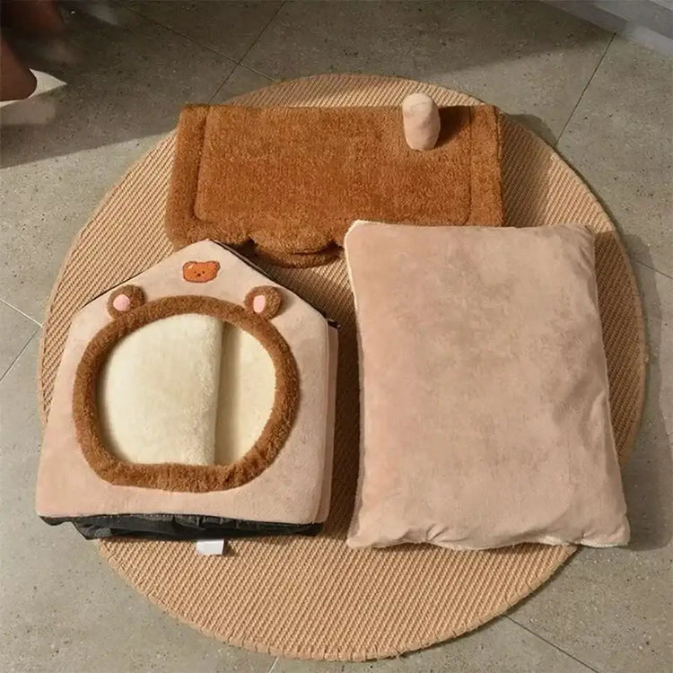 Maison pliable pour chat légère et durable