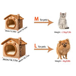 Maison pliable pour chat pour chats de toutes tailles