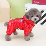 Manteau d’hiver chaud pour chien - red / XXL