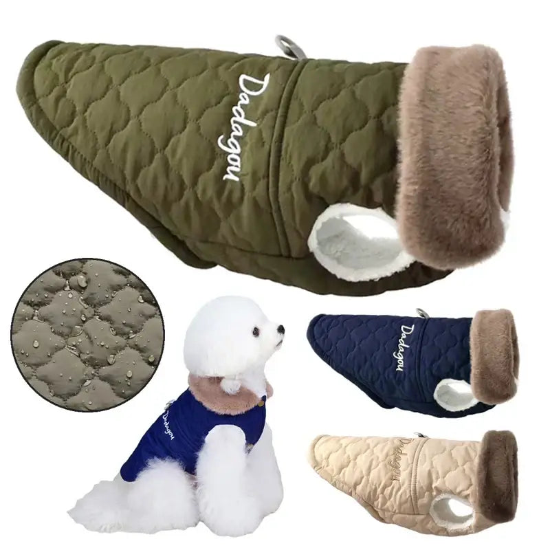 Manteau d’hiver imperméable pour chien