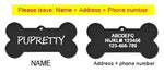 Médaille d’identification personnalisée pour animaux de compagnie - Black / S