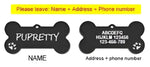 Médaille d’identification personnalisée pour animaux de compagnie - Black-Paw / S