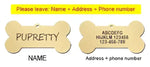 Médaille d’identification personnalisée pour animaux de compagnie - Gold / S