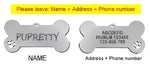 Médaille d’identification personnalisée pour animaux de compagnie - White-Paw / S
