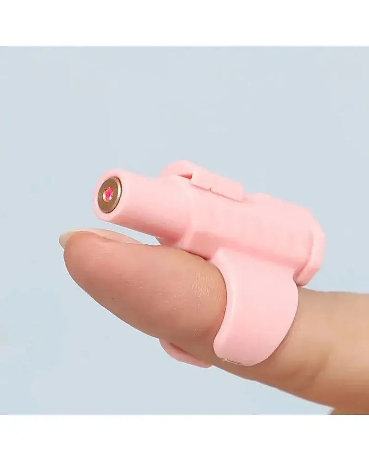 Mini Laser Cat Toy Portable Interactive Finger Sleeve Design for Cats Endless Fun Playtime