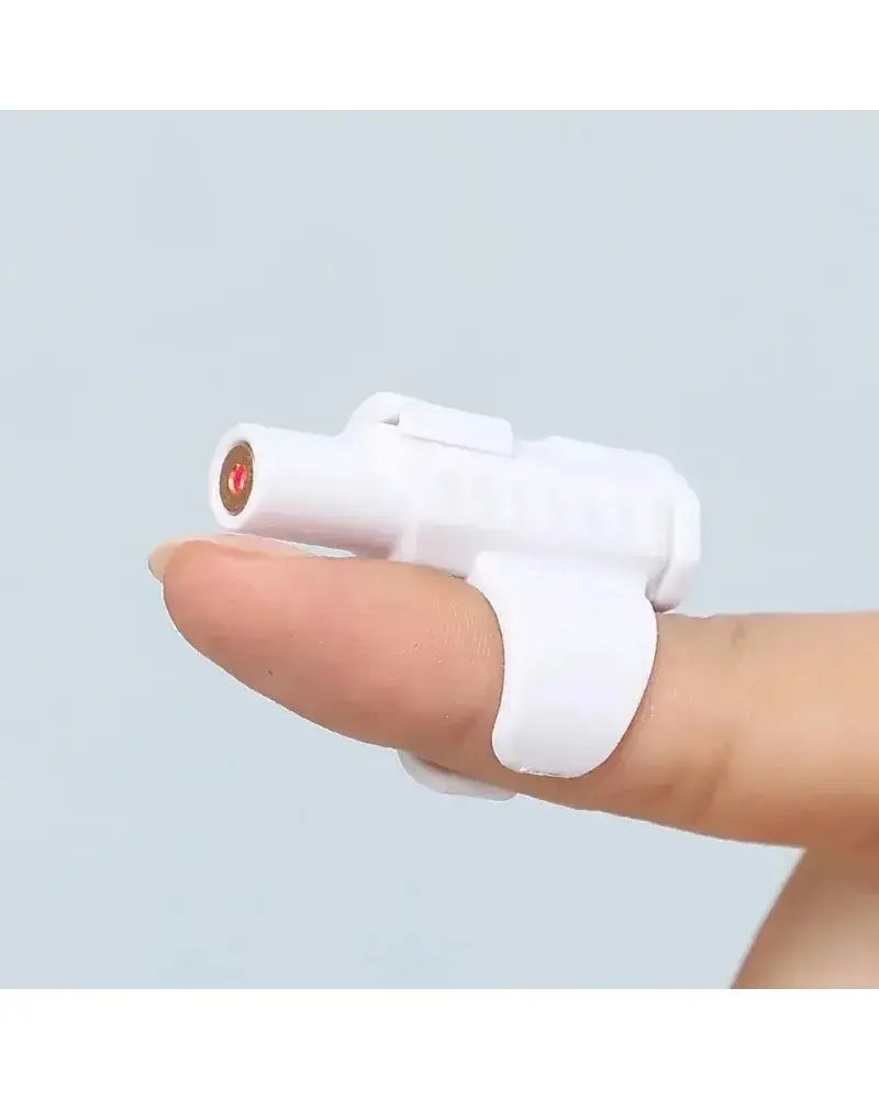 Mini Laser Cat Toy Portable Interactive Finger Sleeve Design for Cats Endless Fun Playtime