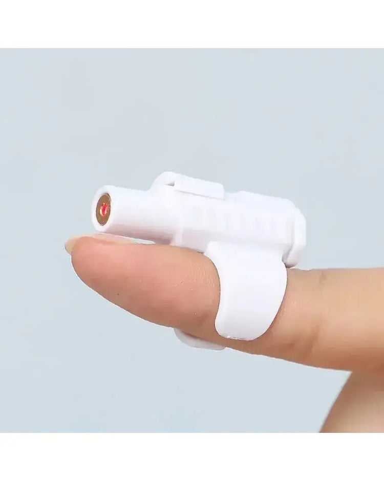Mini Laser Cat Toy Portable Interactive Finger Sleeve Design for Cats Endless Fun Playtime