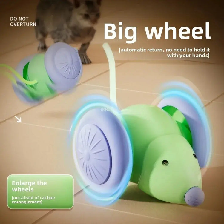 Mouse Car Cat Toy Interactive Laser Teaser Stick for Kittens Indoor Chase Exercise Play Daily Pet Entertainment Supplies